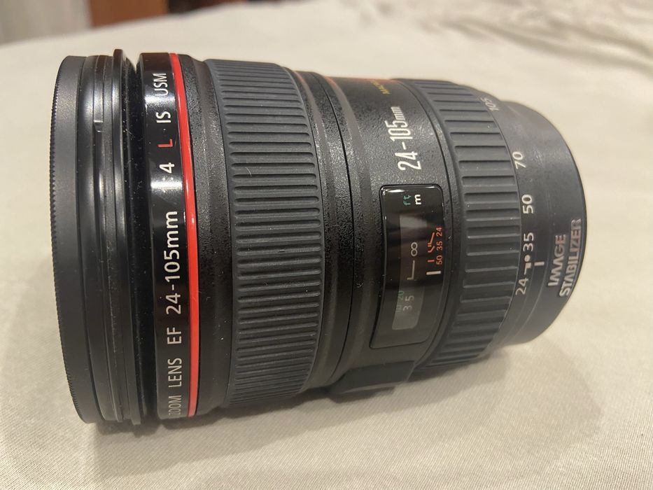 Obiectiv Canon EF 24 - 105mm f/4L  IS USM + Filtru UV