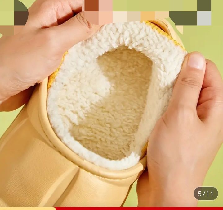 Тапочки - кроксы.теплые , непромокаемые