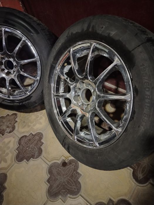 R15/195/60 sport Diska 4/100 spark, cobolt, nexia3 ga tushadi
