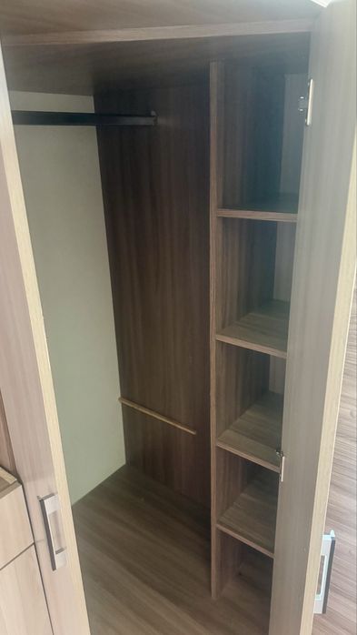 Детский кровать со шкафом
