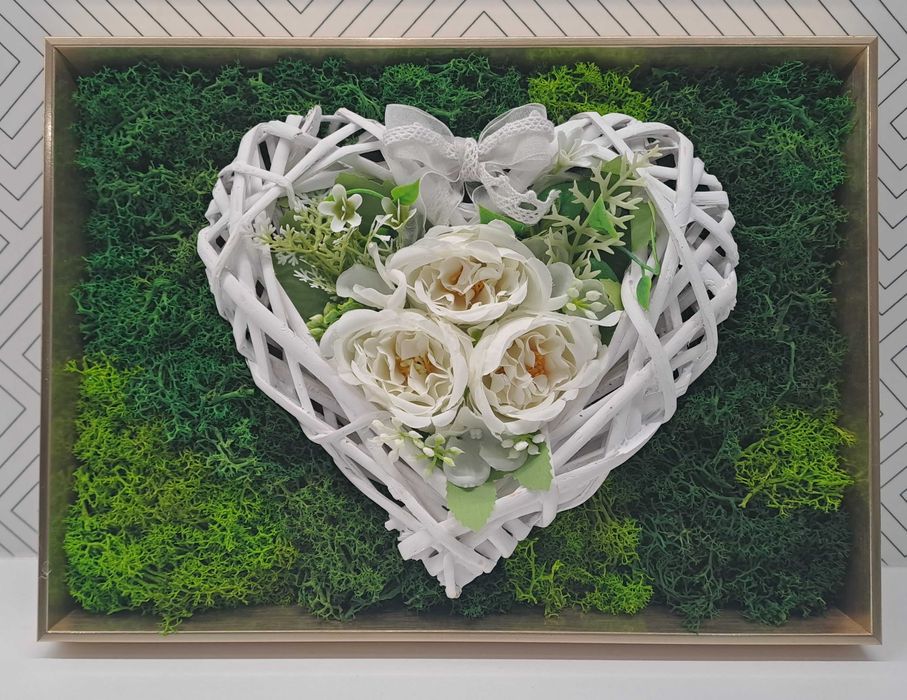 Рамки за подарък със скандинавки мъх