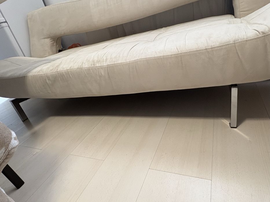 Canapea extensibilă 2m, husă detașabilă, modernă , crem deschis