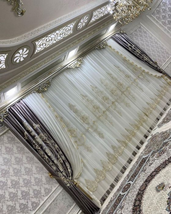 В рассрочку шторы жалюзи и римские шторы parda pardalar jalyuzi парда