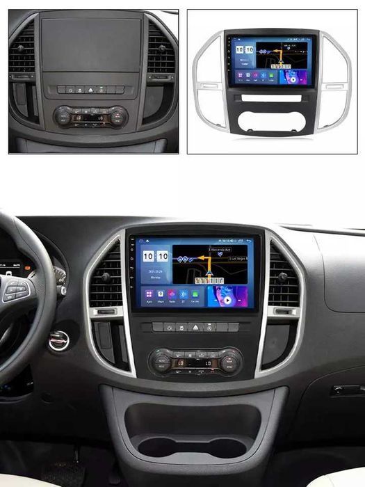NAVIGATIE Android 14 Mercedes Vito 3 W447 1/8 Gb Waze CarPlay + CAMERA