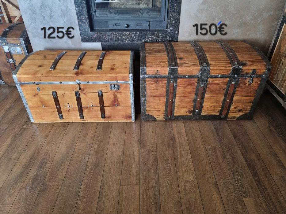 Стар сандък/ракла/скрин/ два броя