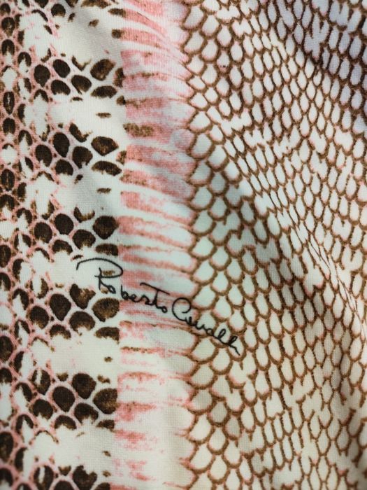 bluza bluziță Just Cavalli originala Italia roz Roberto  C. top