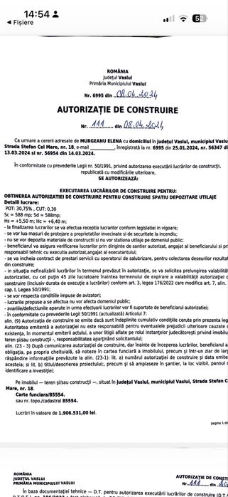 Hala de vanzare cu chiriasi termen lung