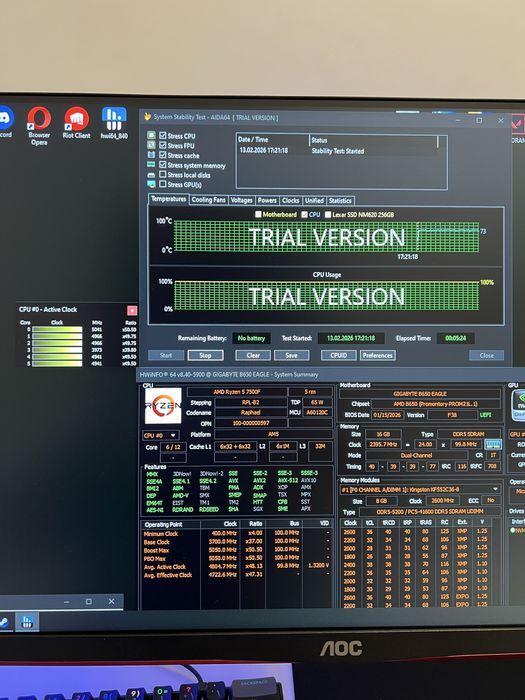 Procesor AMD Ryzen 5 7500f AM5 6 cores 12 threads
