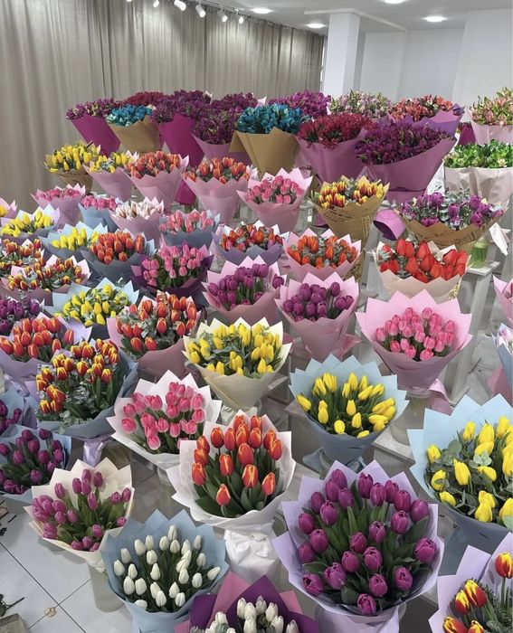 Тюльпан Астана букет из тюльпаны символ весны