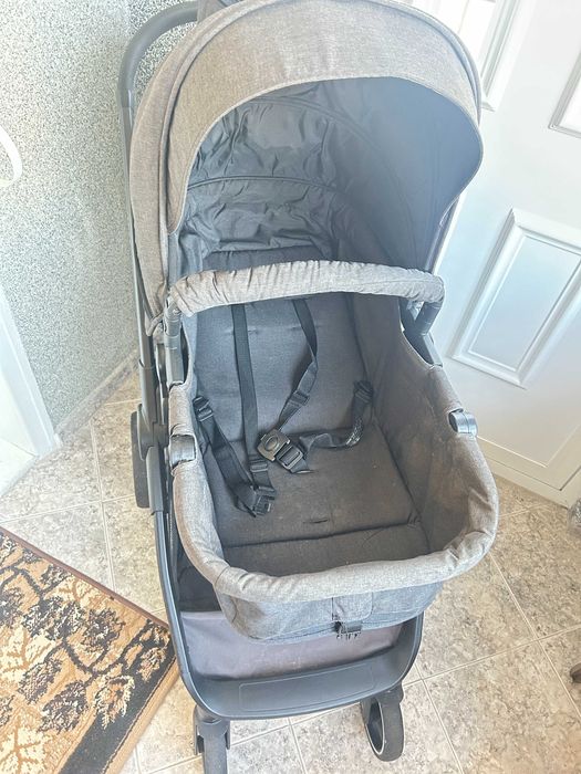 Бебешка количка с трансформираща се седалка 3в1 KikkaBoo Gianni, Black