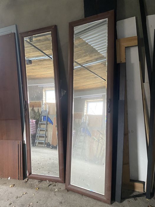 Зеркало от шкафа б/у целое 2 шт