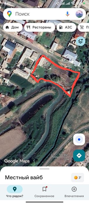 Qibrayda suv buyida sotiladigan xovli "narx 1 sotika xisoblangan"