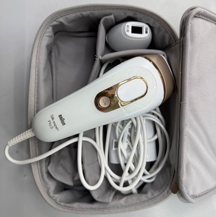 Braun IPL Silk Expert Pro 5 апарат за епилация за жени/мъже 2 приставки PL5140 обезкосмяване