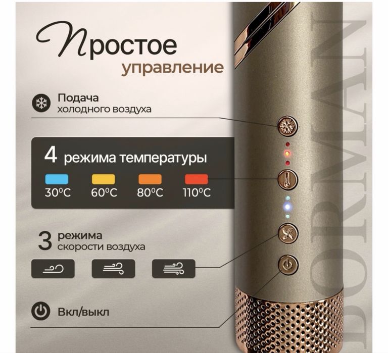 Фен Borman, новый