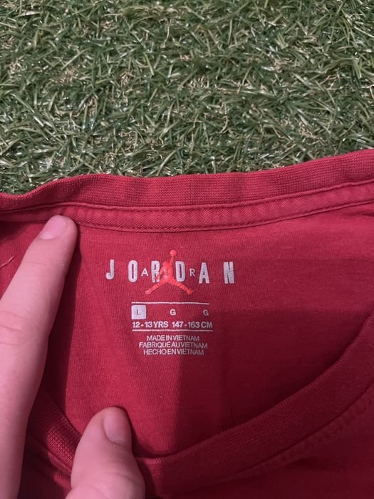 tricou jordan rosu