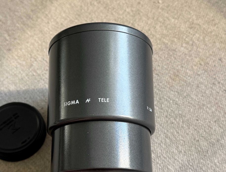 Sigma AF TELE 400mm f/5.6 Minolta Sony A + UV 72mm
