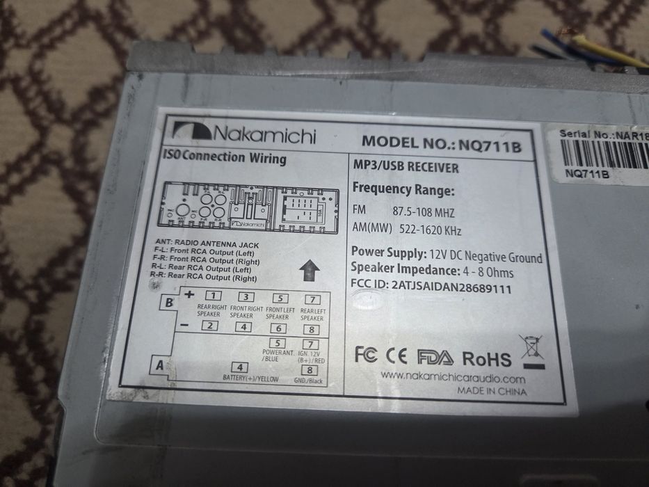 Магнитола Nakamichi