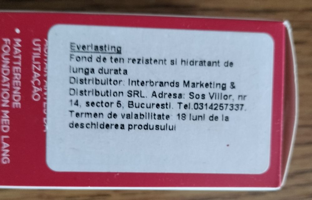 Fond de ten Clarins Everlasting 108.5W NOU