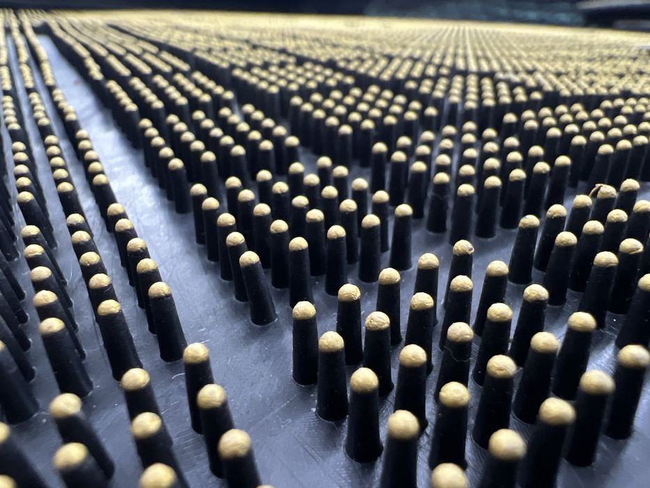 Коврик антискользящий на шипах резиновый