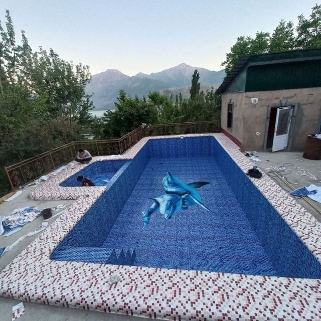 Banner, tent, soya setka, reklama va basseyn ashibka xizmatlari mavjud