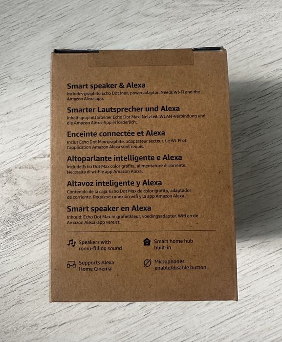 Boxa inteligenta amazon echo dot max