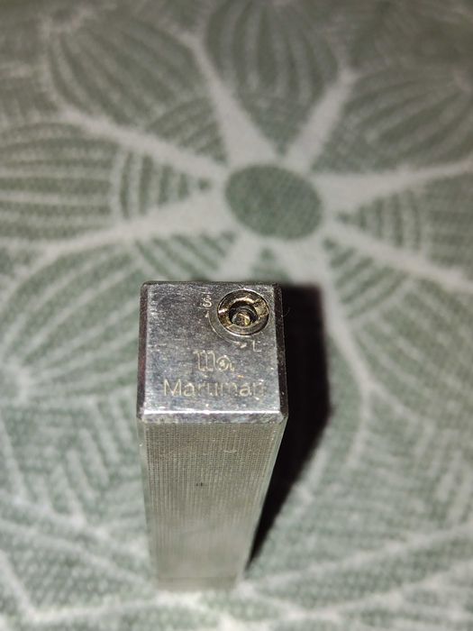 Посребрена японска запалка Maruman