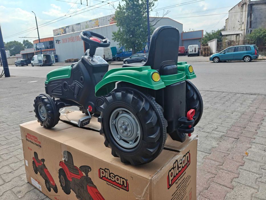 PILSAN Детски трактор MEGA зелен
