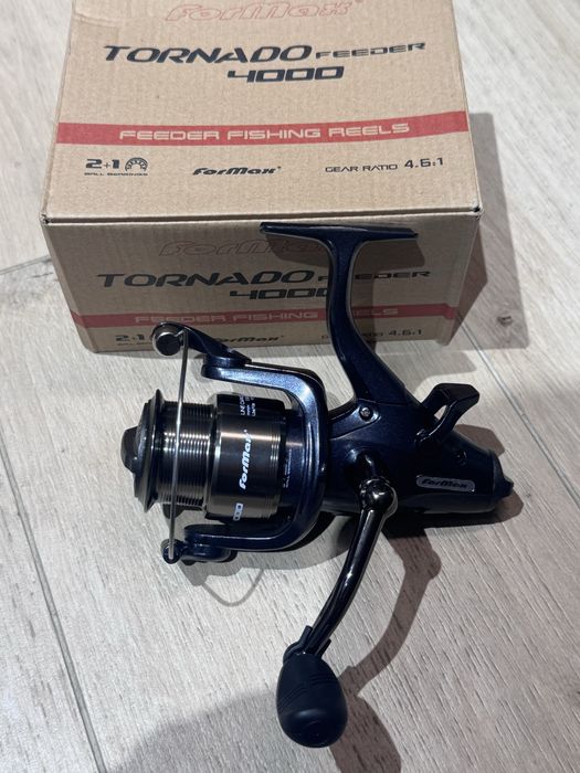 Combo Feeder Lanseta Formax Tornado 3.6m/120g + Mulinetă Formax Tornado 4000 — NOU