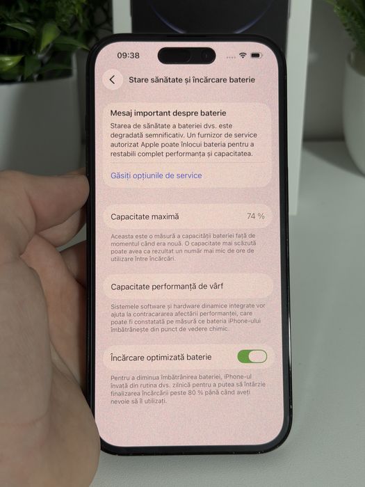Iphone 14 pro 512gb 74% fullbox