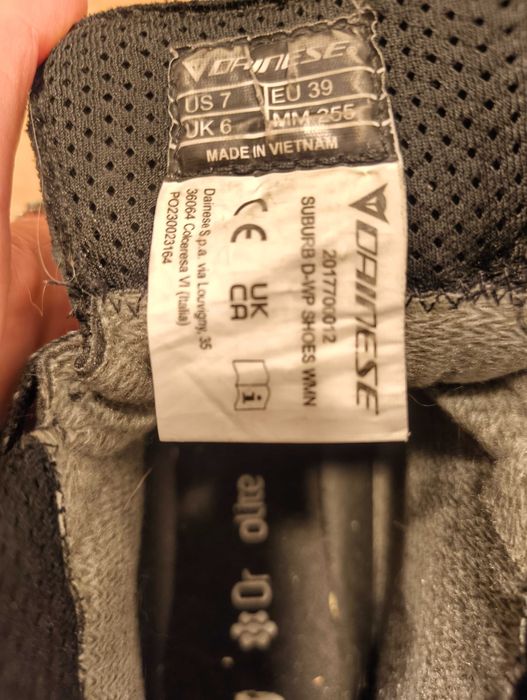 Ghete Moto Dama Textil Impermeabile Dainese Suburb D-Wp Lady, marime 39