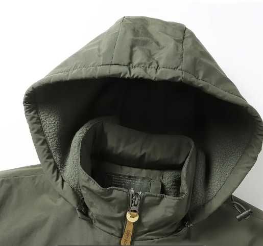 Новая мужская зимняя куртка с капюшоном ветроводозащитная 50-54 2цвета