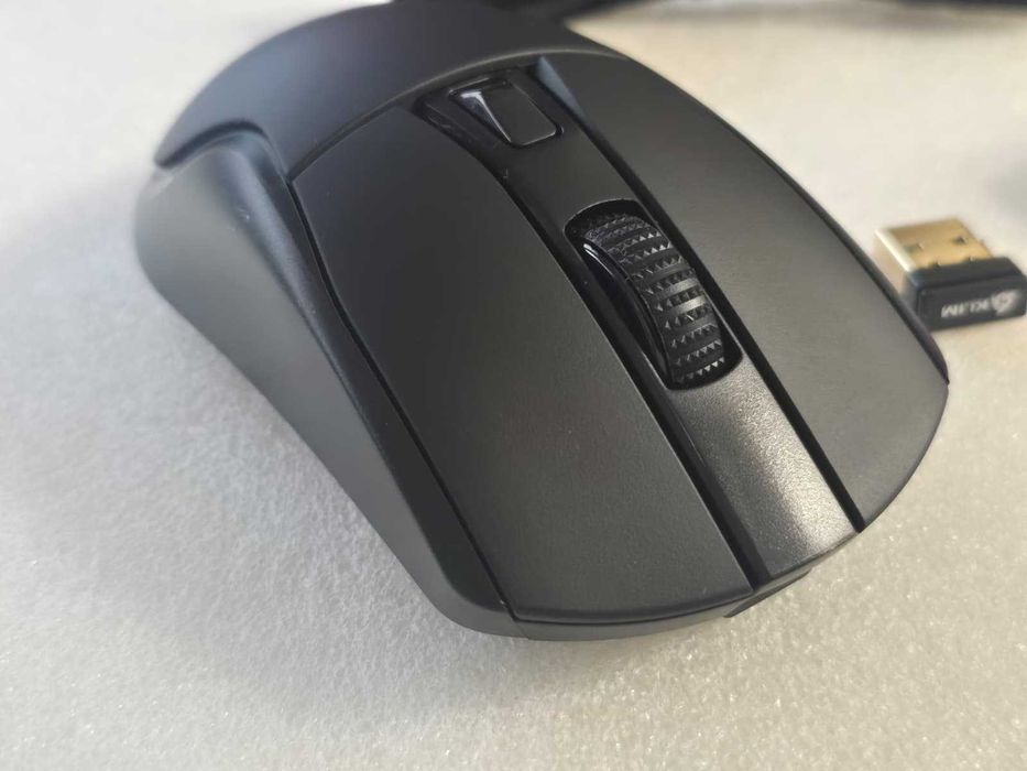 Mouse Gaming Wireless KLIM Blaze Pro, RGB, 6000 DPI, Stație Încărcare