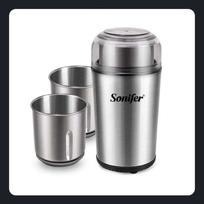 Измельчитель кофемолка, 2 в 1, электрическая, 200 Вт, SONIFER SF-3552