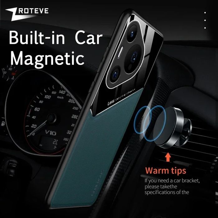 Huawei Pura 80 70 / Pro / Ultra / GENEROUS Кожен кейс гръб с магнит