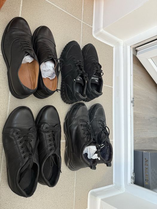 Мужские кожаные ботинки 40.5-41