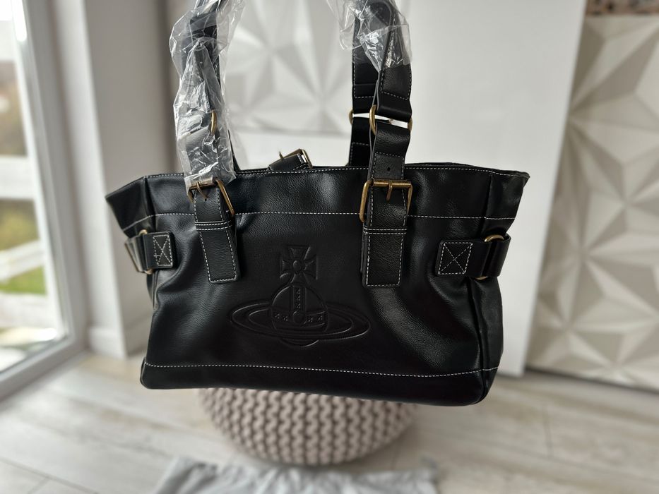 Geanta Vivienne Westwood de mana full Black