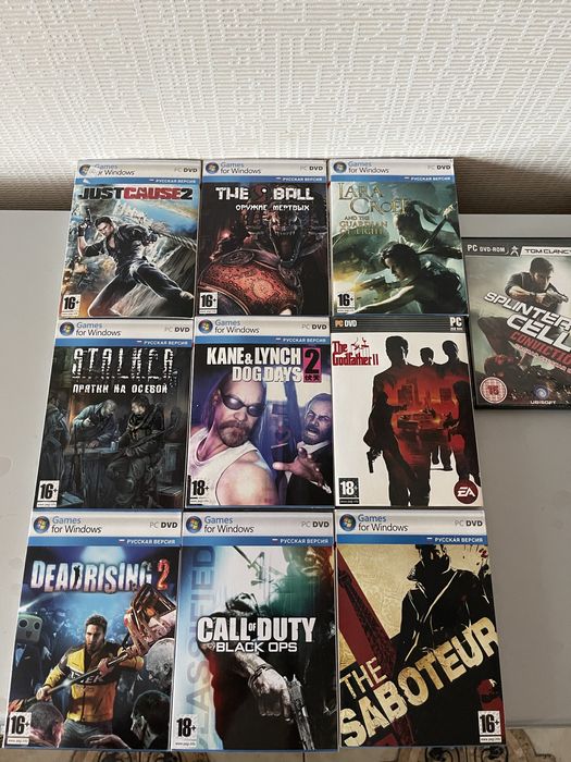 Игры на дисках для ПК