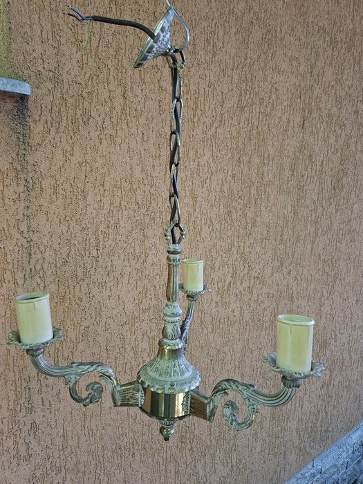 Candelabru, lustra bronz