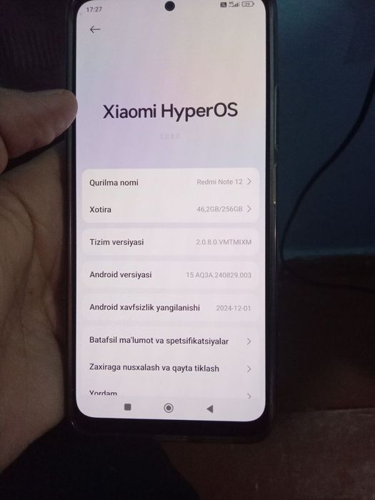 Redmi not 12 sotiladi srochns