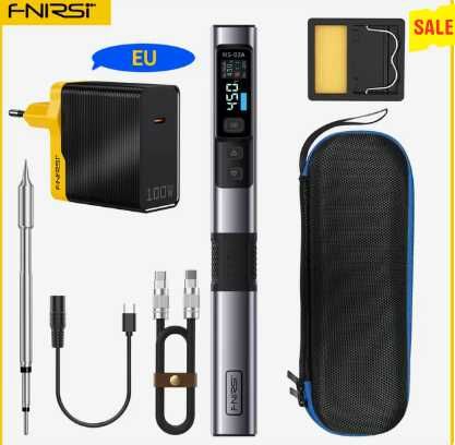 Цифровые паяльники и аксессуары FNIRSI (есть платы и жала на замену)