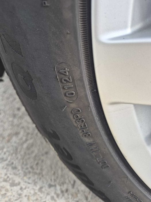 Jante de aliaj cu anvelope DOT 2024 Volkswagen Passat B8 / GOLF 7 R16