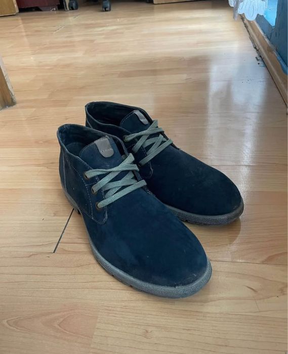 Pantofi piele întoarsă 42 bărbați albaștri