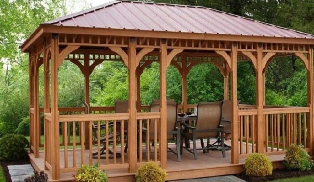 Foișor și terase mobilier și gradina