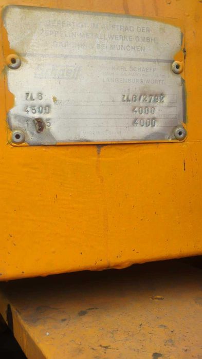 Incarcator Frontal Vola Zeppelin ZL6 an 1995 4x4 cupa multifunc.+lame