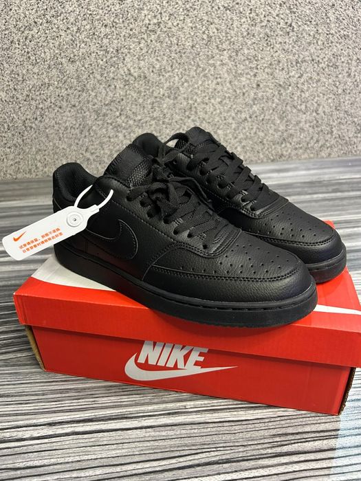 Adidași Nike Court Vision Low Triple Black – Mărimea 43 – Noi
