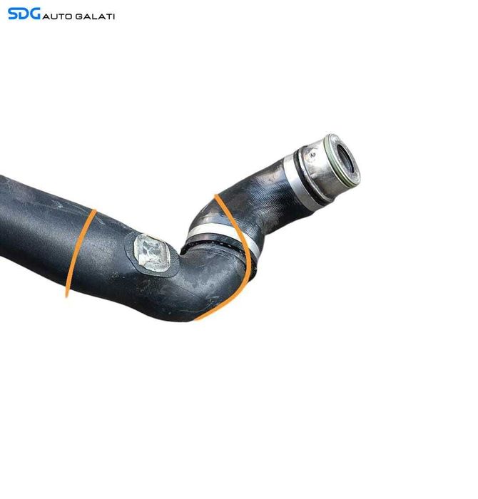 Furtun Conducta Tub Tubulatura Aer Intercooler cu Imperfectiuni Volkswagen Touran 1T1 1T2 2.0 TDI BXJ BMM 2003 - 2010 Cod 3C0145840H [M8854]