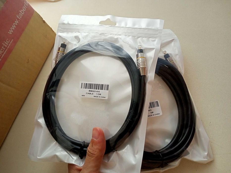 Оптический кабель (аудио) Optical audio cable для домашнего кинотеатра