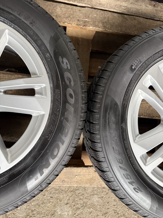 Jante originale Audi Q3 VW Tiguan Skoda Kodiac Karoq cu anv 215/65 17