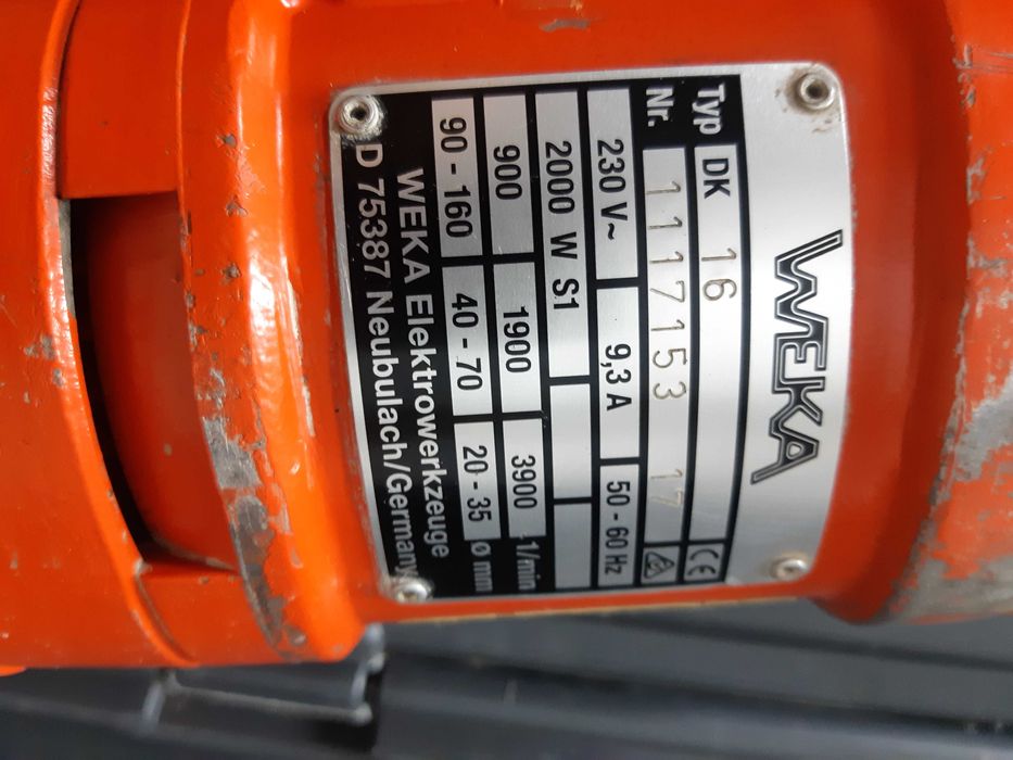 Masina de carotat manuala WEKA