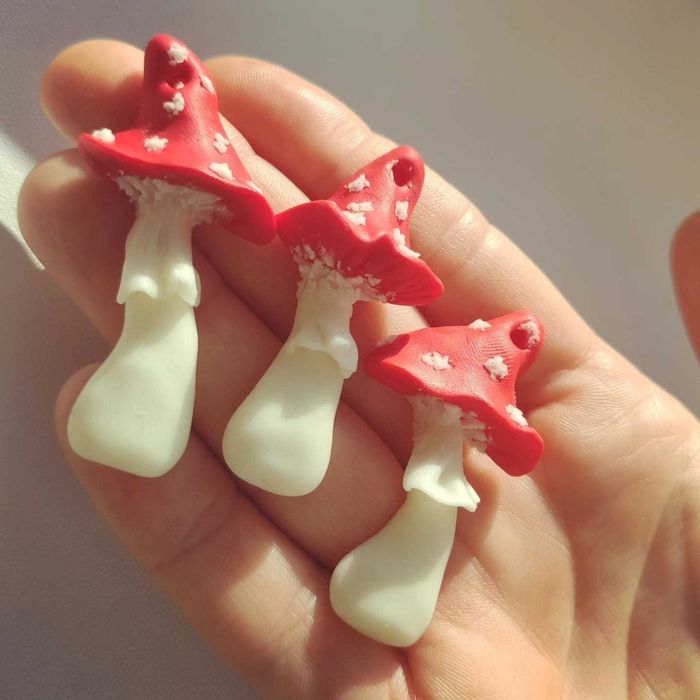 Ciuperca ciupercuta pandantiv unicat